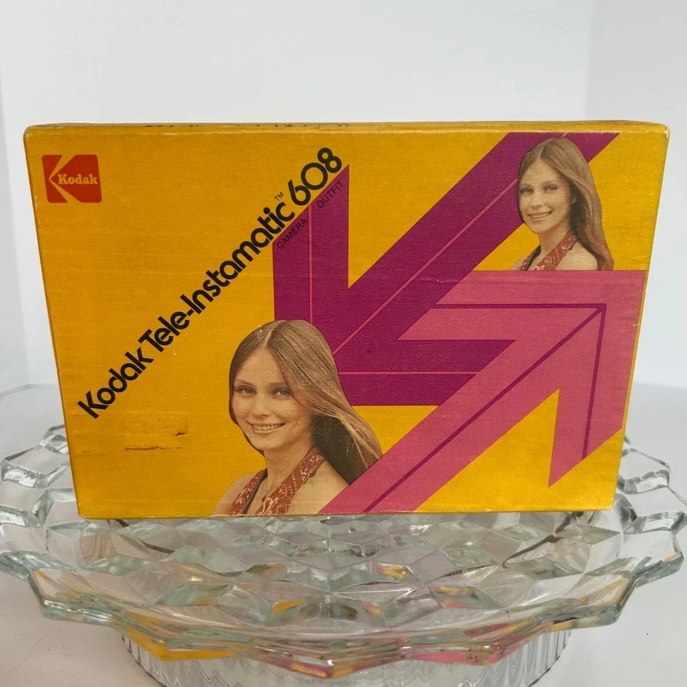 Vintage Kodak‎ Tele Instamatic 608 Camera Outfit Retro Photography Collectible